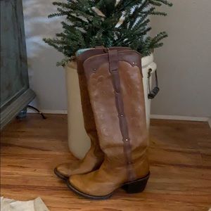 Closet Purge Corral Vintage Brown Boots Size 6.5